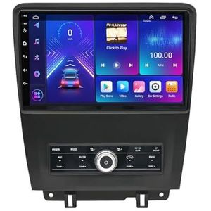 Android 14.0 2 Din Autoradio 9"" Touchscreen Auto Stereo voor Ford Mustang V S -197 2009-2014-[Ingebouwd CarPlay/Android auto/DSP/GPS]-Support MIC/Stuurbediening/Bluetooth 5.0(P5 4G+WIFI 8Core 8G+128G)