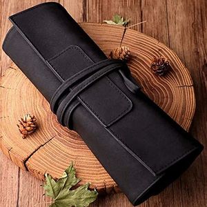 Professionele schaarpakken, PU leren kappersgereedschapstas for scharen, clips en kammen 47x26cm