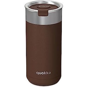 Quokka Boost Chocolade 400 ml | Thermo-reisbeker van roestvrij staal voor koffie met thee-infusieapparaat
