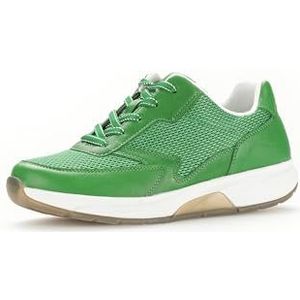 Gabor Low-Top sneakers voor dames, lage schoenen voor dames, groen 64, 38 EU