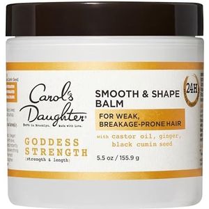 Goddess Strength Smooth and Shape Hair Balm, Hair Cream voor zwak, breukgevoelig haar, 5.5 Fl Oz