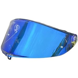 Motorhelm vizier lens, Helmvizier, K6 gezichtsscherm vizierbasis for AGV K6 K6S helmvizier (vizierbasis)(Revo Clear Blue-day and Night)