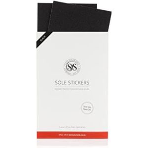Save Your Sole - Sole Stickers - Instant Sole Protector en Sole Guard voor Designer Hakken- Anti Slip Shoe Grip Oppervlak en drukgevoelige lijm voor gladde lederen zolen (zwart, 1 paar, 7,2 x 4,2 inch)