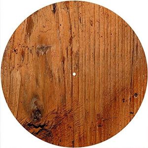 Slipmats Slipmat vilt voor elke 12"" LP DJ vinyl draaitafel platenspeler aangepaste afbeelding - Wood Texture 2