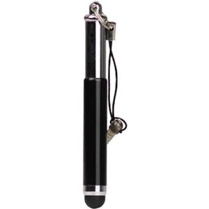 Mini Stylus Pen Met Handig Koord 3.5MM Plug Zwart