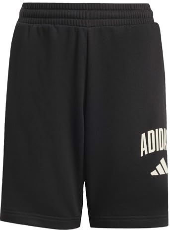 adidas Unisex niños SEASONALS COLLEGIATE TYPOGRAPHY SHORT, black, 11-12 Years