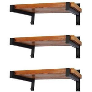 6 Stks Heavy Duty Plank Beugels 30 Inch Wandmontage Industriële Metalen Rekken Ondersteunt met Lip