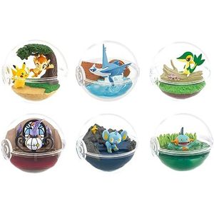 Re-Ment Pokemon Terrarium Collection 12 Box Product, 6 soorten, ca. H 3,9 x B 2,8 x D 2,8 inch (100 x 70 x 70 mm), PVC