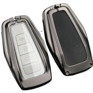 Sleutelbehuizing houder Afstandsbediening Sleutel Case Cover Voor Geely Voor Emgrand X7 EX7 Voor Coolray Atlas Boyue NL3 SUV GT GC9 Borui Zinklegering Auto Accessoires Sleutelbehuizing(A1 Only Key Cas