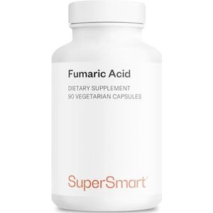 Supersmart - Fumaarzuur 500 mg - Kan helpen bij het verminderen van vlekken van peeling huid - Anti-ontsteking supplement | Non-GMO & Glutenvrij - 90 Vegetarische Capsules