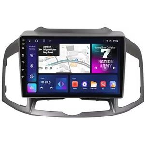 Android 14 Autoradio 9 inch touchscreen voor Chevrolet Captiva 1 2011-2016 Autoradio Navigatie met Carplay met GPS navigatie Bluetooth FM USB Steering Wheel Control(X7 6G+128G)