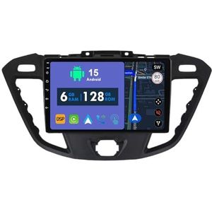 RoverOne Autoradio GPS voor Ford Transit Custom 1 I Tourneo 2012-2021 Carplay Android Auto Stereo Hoofdeenheid Bluetooth WiFi Radio Speler Sat Navigatie
