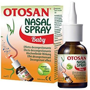 OTOSAN natuurlijk baby neusspray 30ml met zeewater & bio-plantenextracten | speciaal voor kinderen & peuters | ontzwellend, reinigend, hydraterend | Medisch hulpmiddel