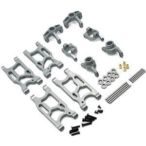 Afstandsbediening auto kwetsbare onderdelen geschikt for Weili 144010 144001 02 124017 16 18 19 LC 1/14(Dark Grey)