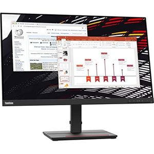 Lenovo ThinkVision S24e-20 LED display 60,5 cm (23.8") 1920 x 1080 Pixels Full HD Zwart