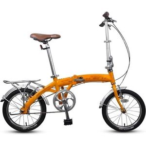 14/16 Inch Opvouwbare Stadsfiets, Volwassen Vouwfiets Variabele Snelheid Mobiele Draagbare Lichtgewicht Vouwfiets Voor Studenten En Stedelijke Pendelaars C,16inch