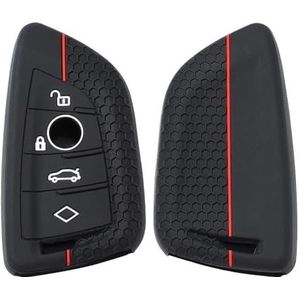 Sleutelkaarthouder Voor Bmw 2024X5 I5 2023 740 760X7X1 Ix Xm 7 Serie Keyless Afstandsbediening Auto Sleutelhanger Cover Case Siliconen Sleutelhouder Handschoen Sleutelbehuizing(1 UK)
