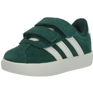 adidas Unisex Baby Vl Court 3.0 Schoenen Infant Sneaker, Collegiaal Groen Gebroken Wit Goud Metallic, 1.5 US Little Kid