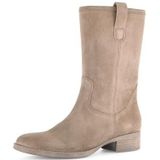 Gabor - Farro 14 - Enkellaarsjes - Suède - Blokhak - 4 cm