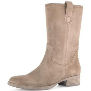 Gabor - Farro 14 - Enkellaarsjes - Suède - Blokhak - 4 cm