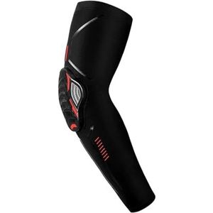 1 stuk sportpads ademende beschermingsuitrusting fietsen hardlopen basketbal voetbal volleybal voetbal scheenbeschermers (kleur: 1 stuk zwart rood, maat: XXL)