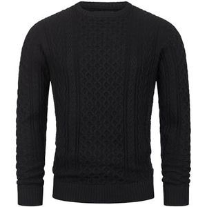 Indicode - INBellin - Pullover - Zwart - Regular Fit