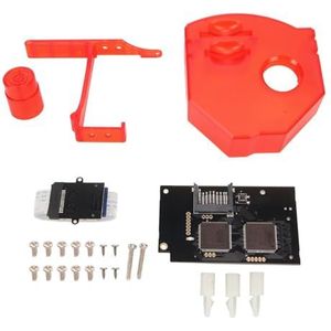Optische Schijfkaart, Montagekit voor Opslagkaart Simulatiekaart voor Optische Schijf Warmteafvoer V5.20 voor DC VA1-console (Transparant rood)