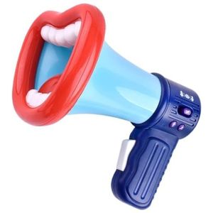 Megafoon Bullhorn Handheld Bullhorn-luidspreker Vocaal Speelgoed Plastic Handmegafoonwisselaar Hoornspeelgoed Kleine Megafoonluidspreker Megafoon Compact(Size:C)