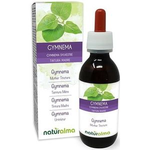 Gymnema (Gymnema sylvestre of Marsdenia sylvestris) bladeren Alcoholvrije moedertinctuur Naturalma - Vloeibaar extract druppels 120 ml - Voedingssupplement - Veganistisch