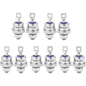 5 paar gelijkrichter diode spiraal converter diode spiraal gelijkrichter diode voor batterij opladen 70HFR120 / 70HF120