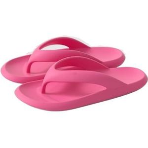 Sandalen, Zomerstrandsandalen for dames - Comfortabele slippers for buiten for aan zee en casual gebruik Pantoffels(Pink,40 EU)