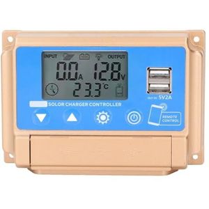 MPPT Zonne-laadcontroller, 12V / 24V Zonnepaneel Intelligente Regelaar met LCD-scherm, Ingebouwde Industriële Microcontroller, Meerdere Bewakers (30A)