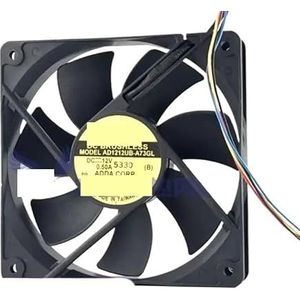Voor ADA AD1212UB-A73GL DC 12V 0,50A 120x120x25mm 4-draads serverkoelventilator