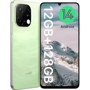 UMIDIGI Android 14 Smartphone (2024) 12 GB (6 + 6) + 128 GB, G9C mobiele telefoon met NFC, 50 MP + 8 MP, 5000 mAh, Bluetooth 5.4, 90 Hz display, 6,75 inch, 4G Dual SIM/gezichtsvergrendeling, GPS /