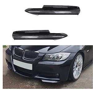 Achterspoilers Auto Voorbumperlip Voor BMW 3-serie E90 E91 Voor M-Tech 320I 330I 2005-2008 Diverterhoek Diffuser Splitter Spoilerbeschermer Voorbumper Lip(Carbon fiber)