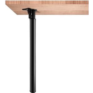 BJKYTMLM Verstelbare meubelpoten roestvrij staal tafelframe poten tillen telescopische beugel been bar ondersteuning benen voor salontafel laptop tafel 1 stuk (maat: 95 cm (37,4 inch)
