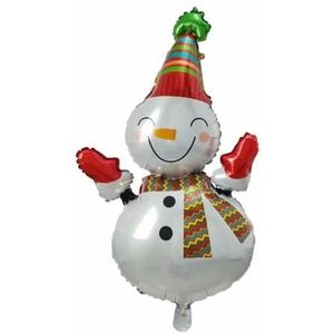 2023 Nieuwjaarsfeestversieringen Vrolijk kerstfeest Ballonnen Kerstman Sneeuwpop Elanden DIY Kerstversieringen - zoals op de foto_‰ - zoals op de foto