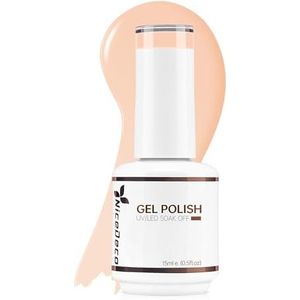 Nicedeco Gel Nagellak Semi-permanent Gellak UV/LED Soak-Off Translucent Gel Polish 15ML-008