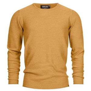 INDICODE Heren Loakim Knit Sweater | Klassieke gemêleerde gebreide trui Inca S