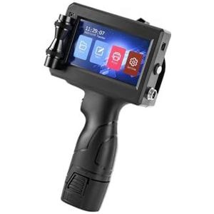 voor Datum Barcode Batchnummer Logo QR-code Handheld inkjetprinter 12,7/25,4 mm for QR-barcode batchdatumnummer logo vervaldatum coderingsmachine niet-gecodeerd 25 talen(1 Cartridge-25.4mm)