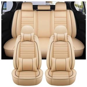 Beschermhoes Autostoel Voor Hyundai Voor Tucson Custom Stoelhoes Auto-interieur Stoelhoes Accessoires(Luxury beige)