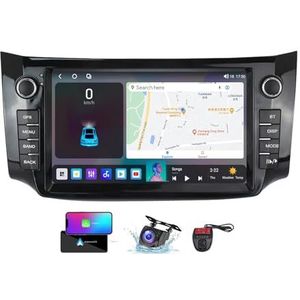 Android 13 QLED Autoradio voor Nissan Sylphy 2012-2018 - Ingebouwde DSP/Carplay/Android Auto - Camera + DVR - 9 inch 1 Din - Stuurbediening - FM AM RDS DAB Radio - BT 5.0(NF-4)