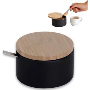 Alessi: Suikerpot met lepel Roomstellen