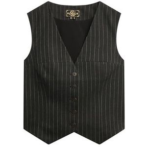 Superdry Bodywarmer  antraciet / wit