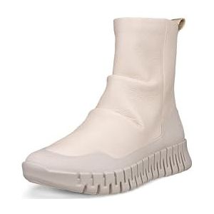 ECCO Women's Gruuv Pull On Mid Fashion Boot, Gravel/Limestone, 8-8.5