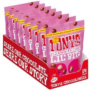 Tony's Chocolonely - Lil’Bits Melk marshmallow & biscuit mix - 8x 120g