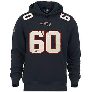 New Era New England Patriots NFL Established Number Navy Hoody - 4XL
