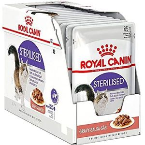 Royal Canin Gesteriliseerd kattenvoer - verpakking van 12 x 85 gr - Totaal: 1020 gr