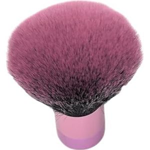 Luxe en zeer grote zachte pluizige poederborstel, Spray Tan afwerking poeder gereedschap, grote Kabuki borstel, multifunctionele gezicht en lichaam kapper en schoonheid borstel, grote Kabuki borstel