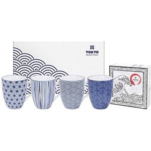 Tokyo Design Studio Nippon Blue Mokken, Bekers, Kop en Schotels (380 ml)